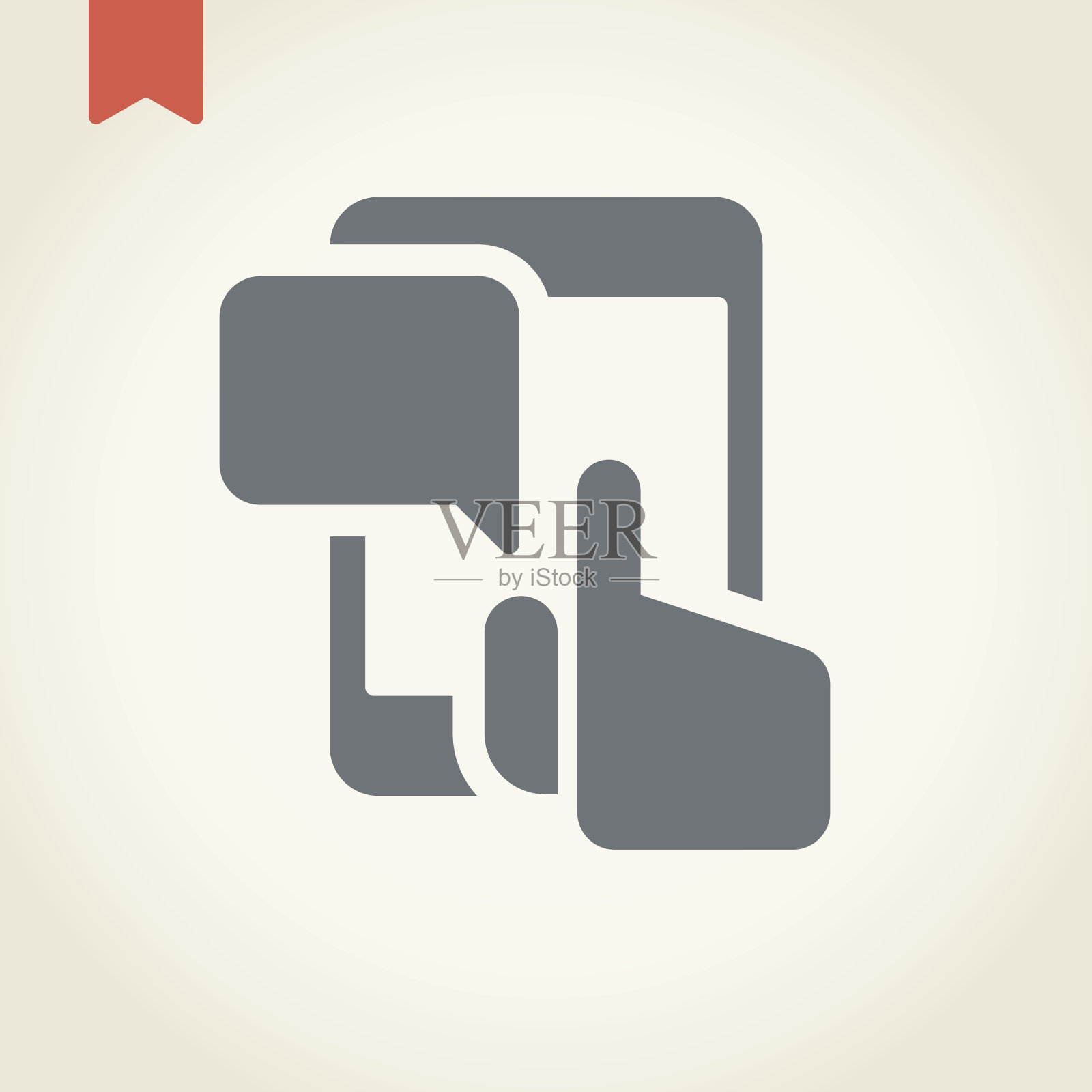 触摸屏智能手机图标插画图片素材