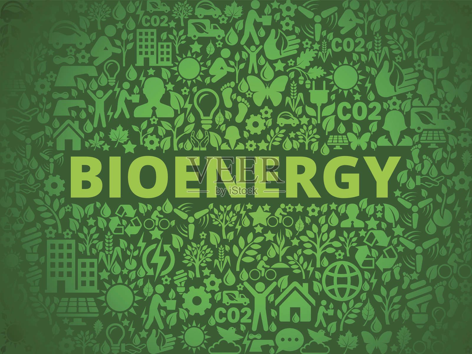生物能源环境保护矢量图标模式插画图片素材