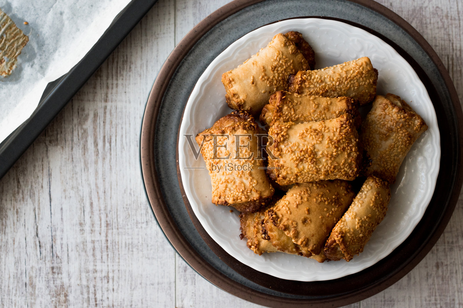 芝麻酱和芝麻糕点/芝麻酱照片摄影图片