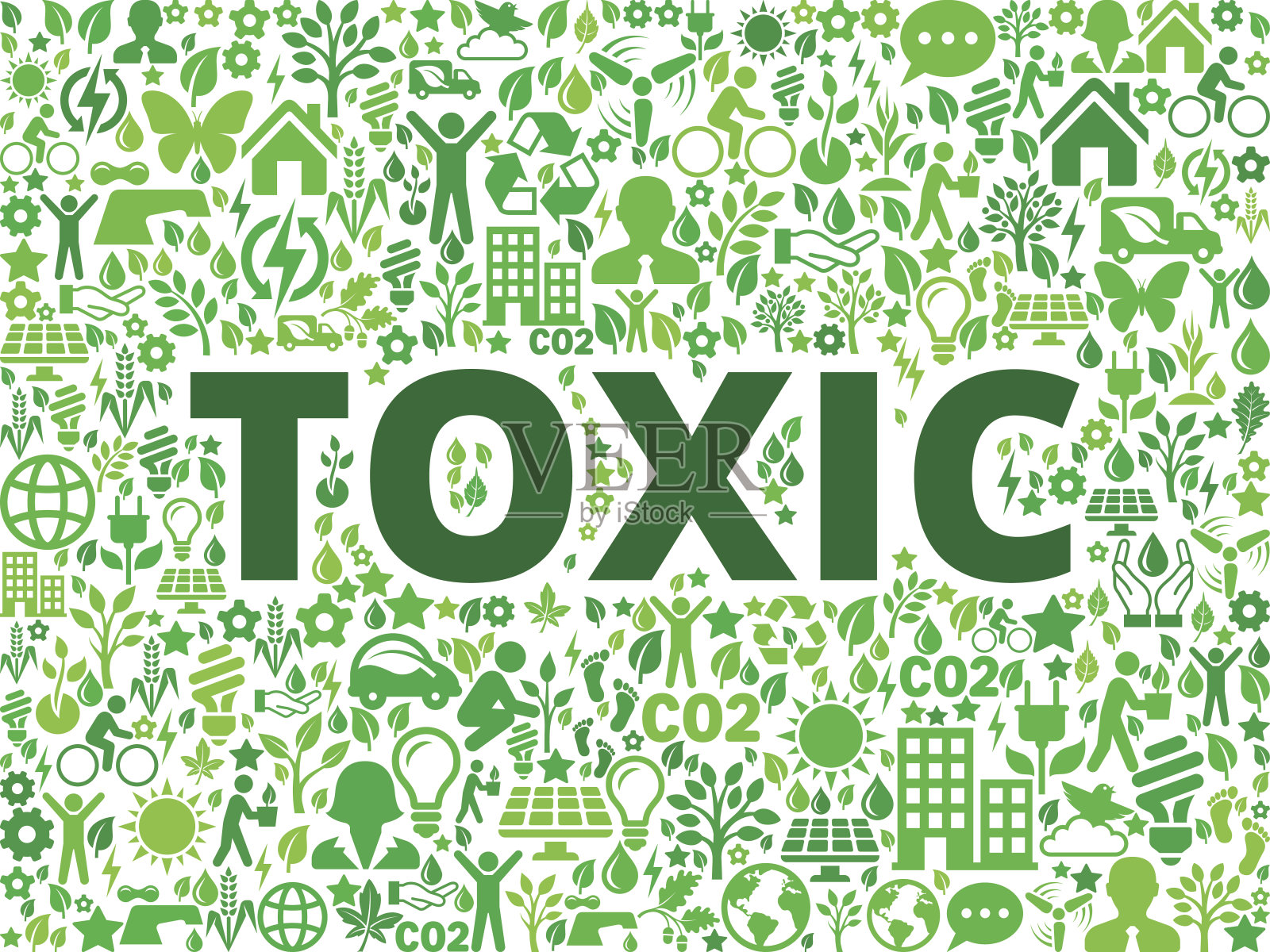 有毒的环境保护矢量图标模式插画图片素材
