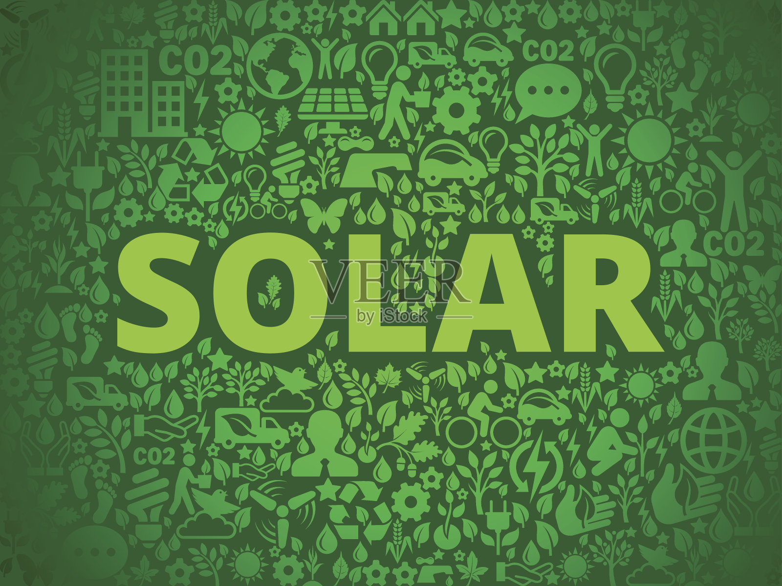 太阳能环境保护矢量图标模式插画图片素材