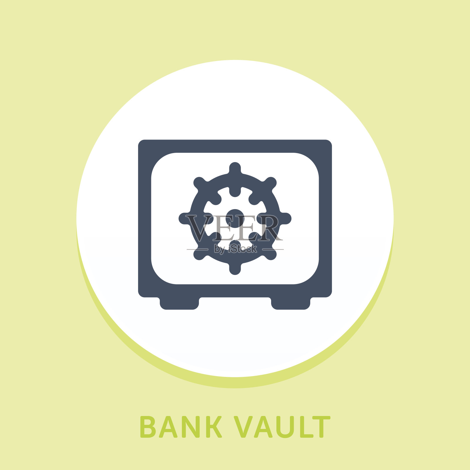 安全曲线图标插画图片素材