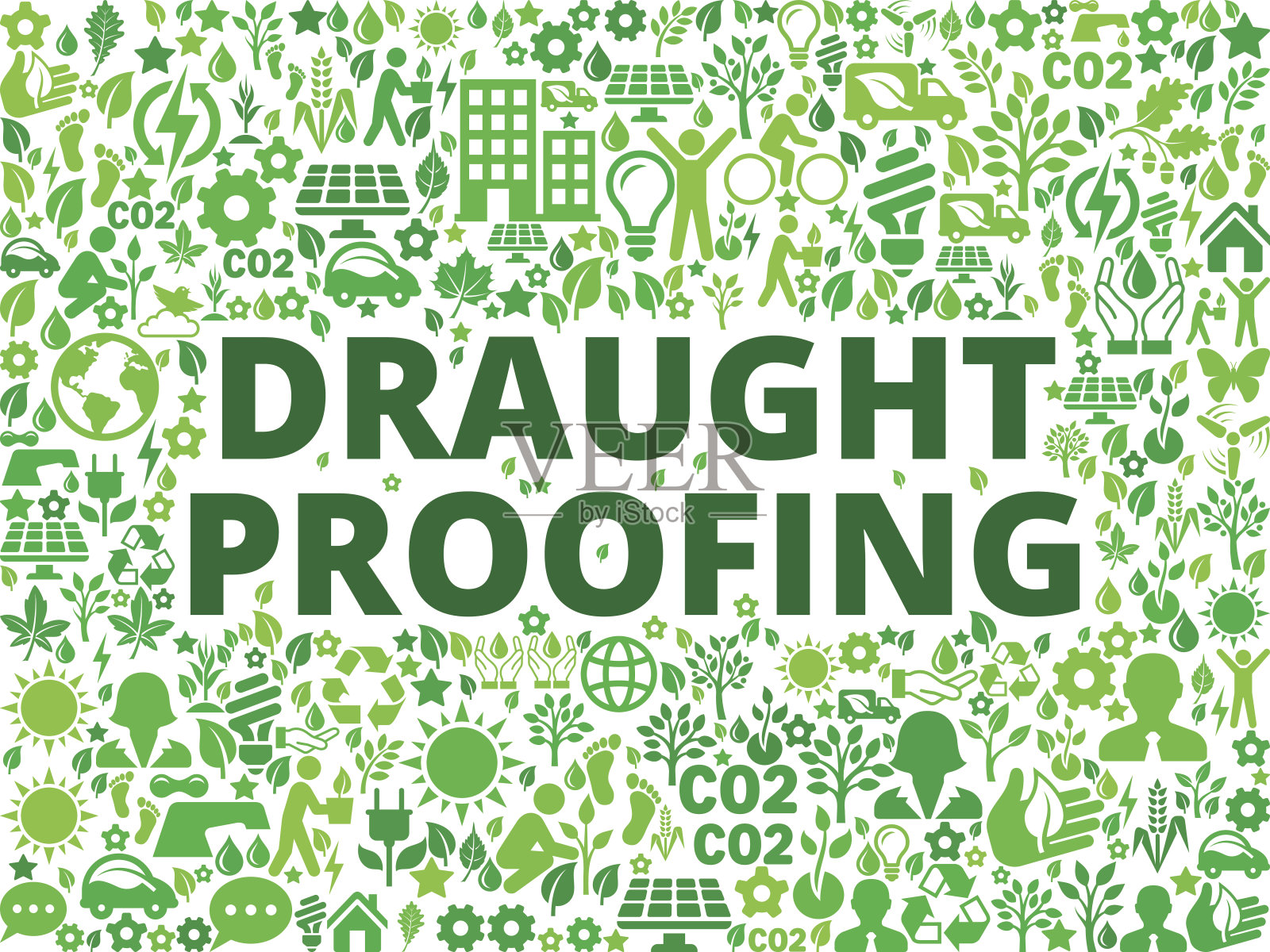 防风环保矢量图标图案插画图片素材