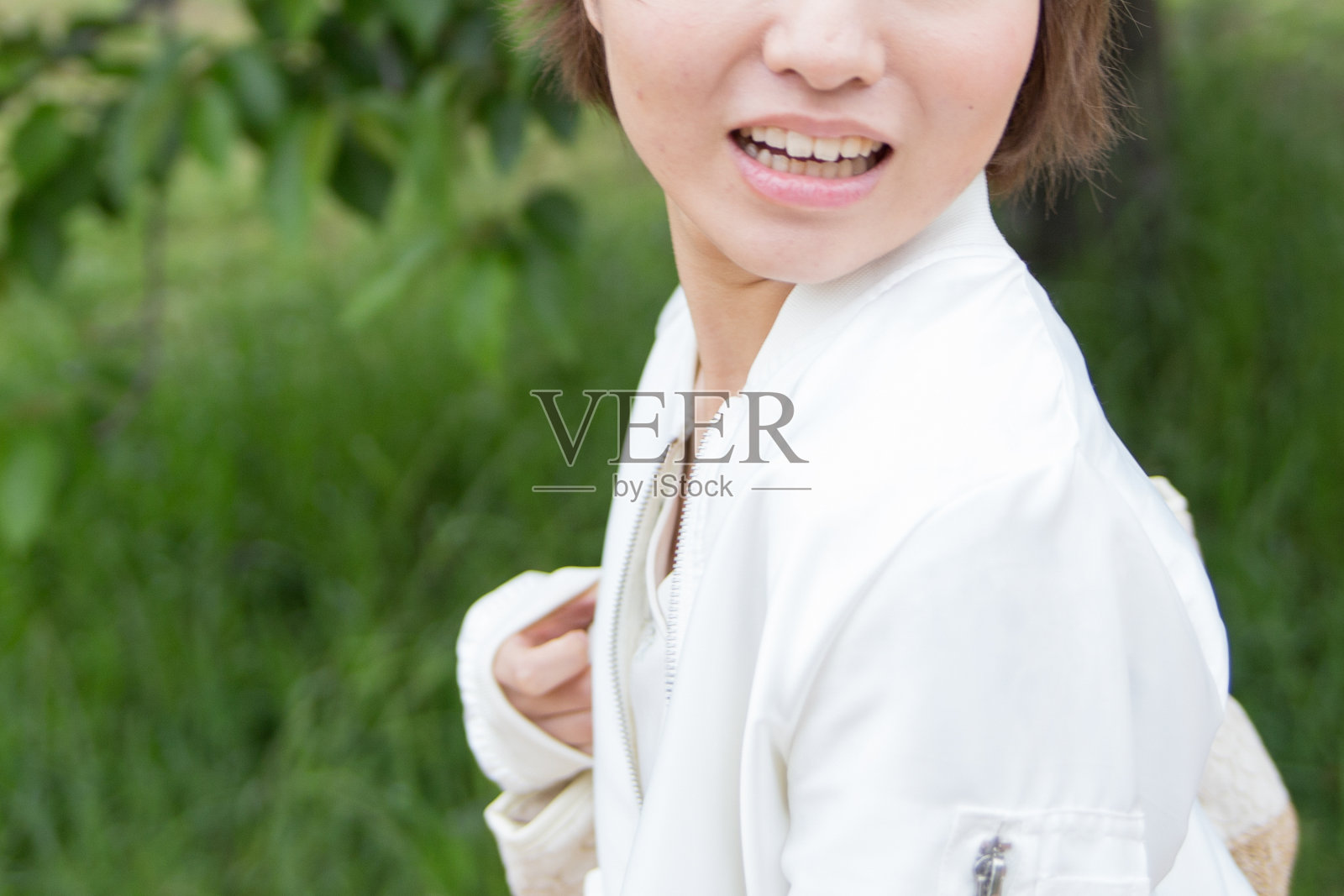 年轻的日本女性·身体部位照片摄影图片