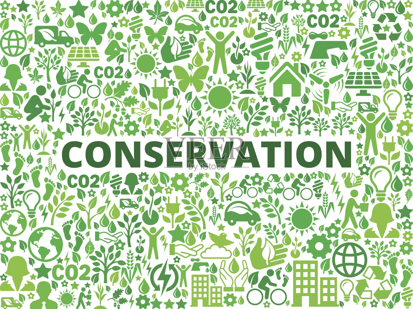 环境保护矢量图标模式插画图片素材