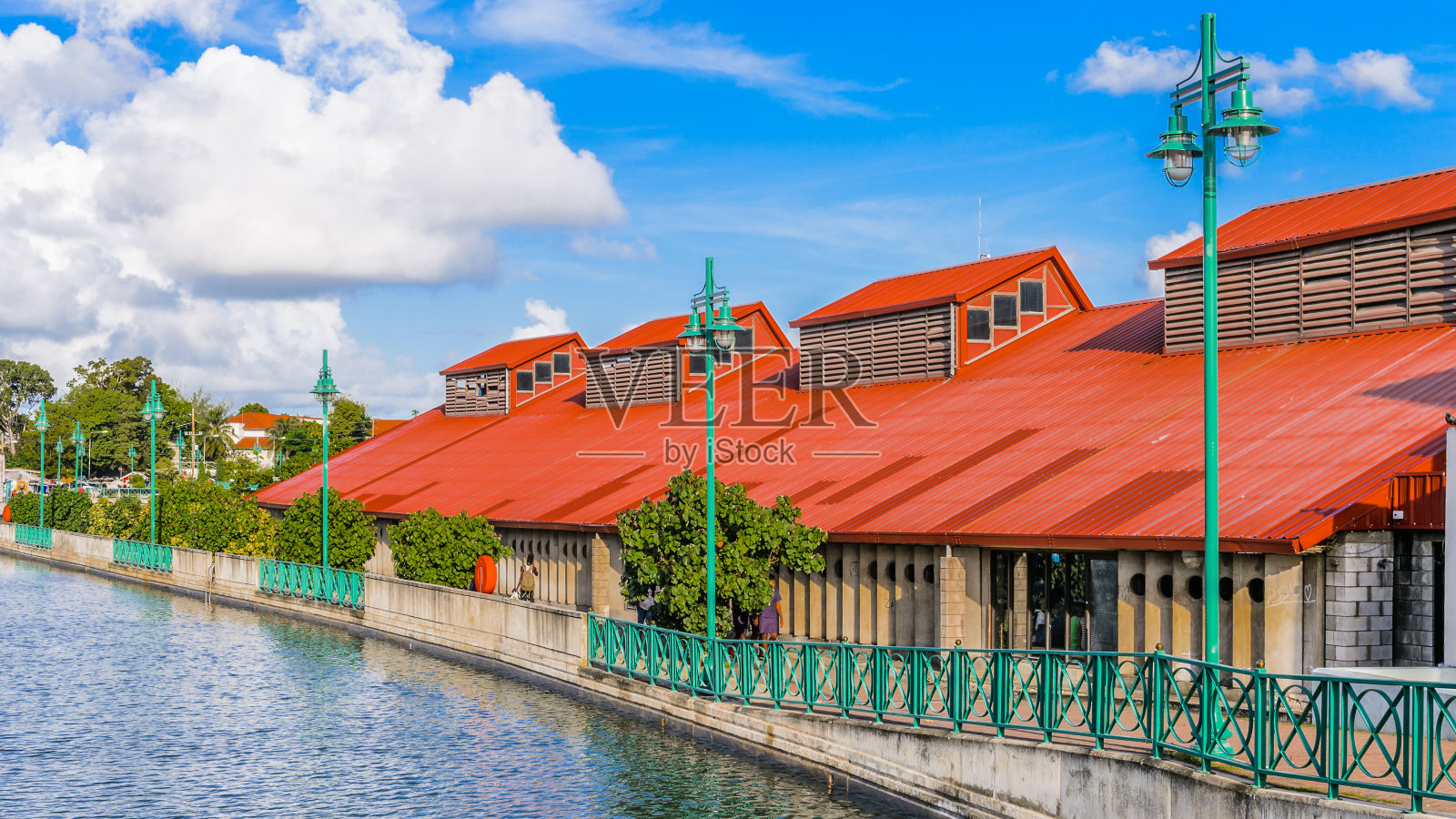 巴巴多斯布里奇顿的历史遗迹。联合国教科文组织世界遗产。照片摄影图片