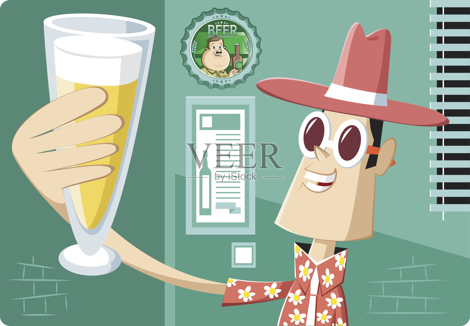 快乐时光插画图片素材