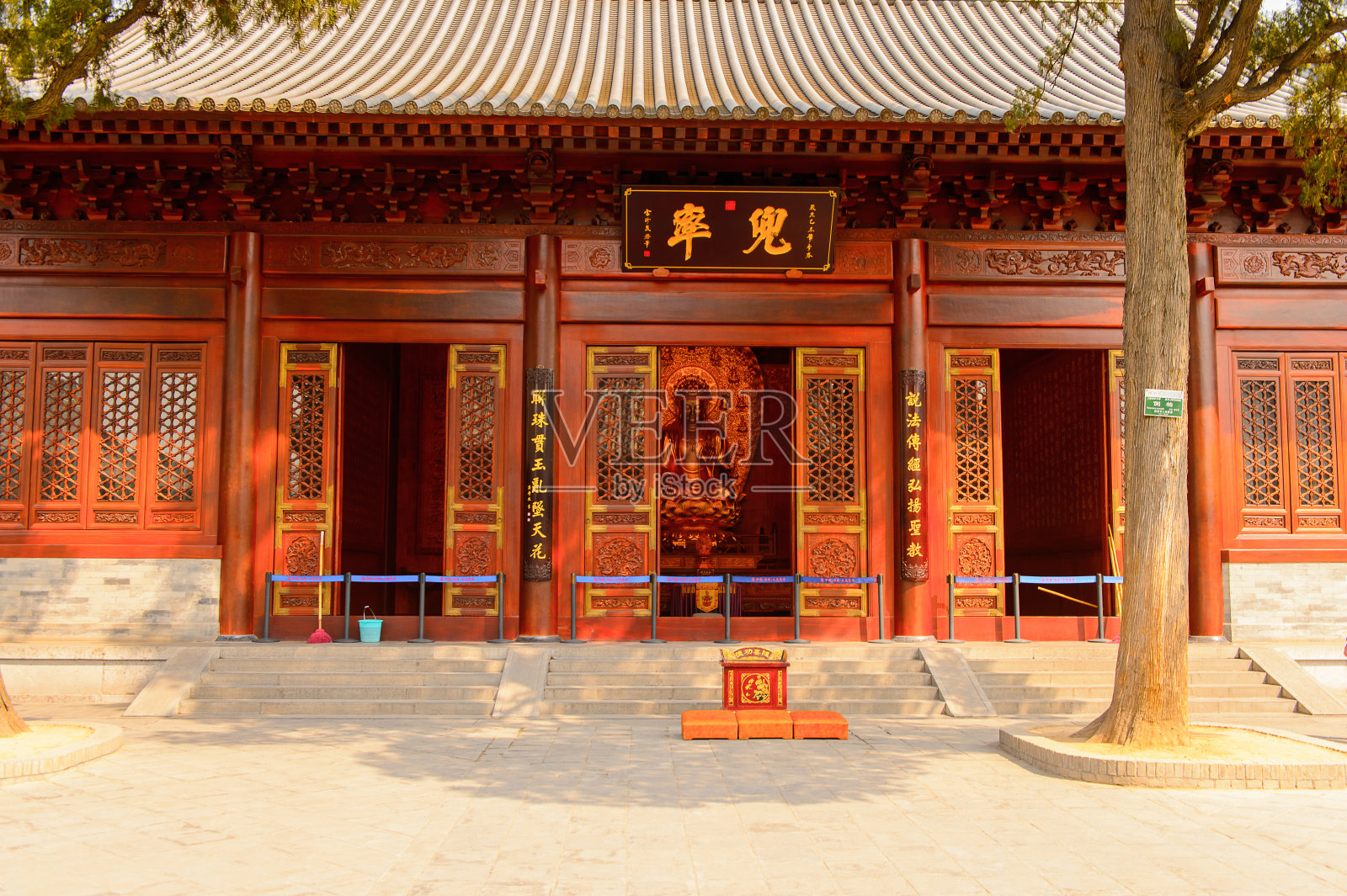 大雁塔建筑群，一座佛教宝塔，中国陕西省西安市。它建于唐代652年。联合国教科文组织世界遗产照片摄影图片