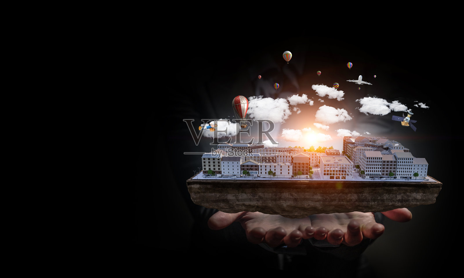 新开发项目混合媒介照片摄影图片