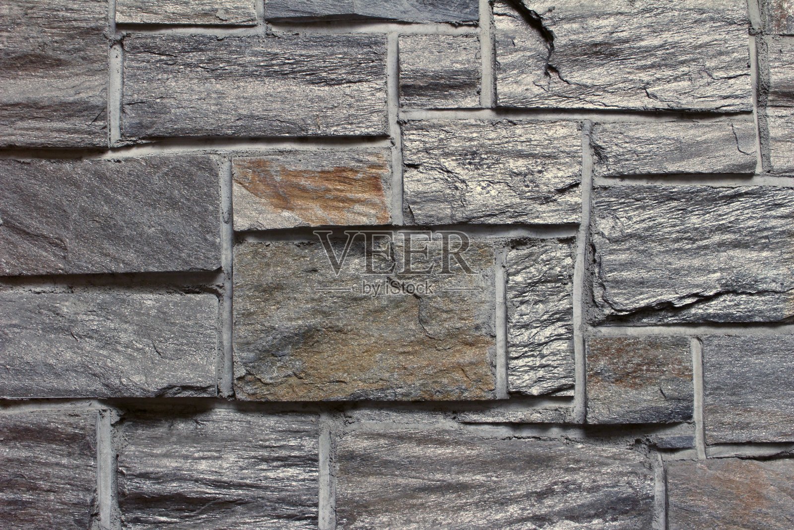 银灰色石板石墙背景照片摄影图片