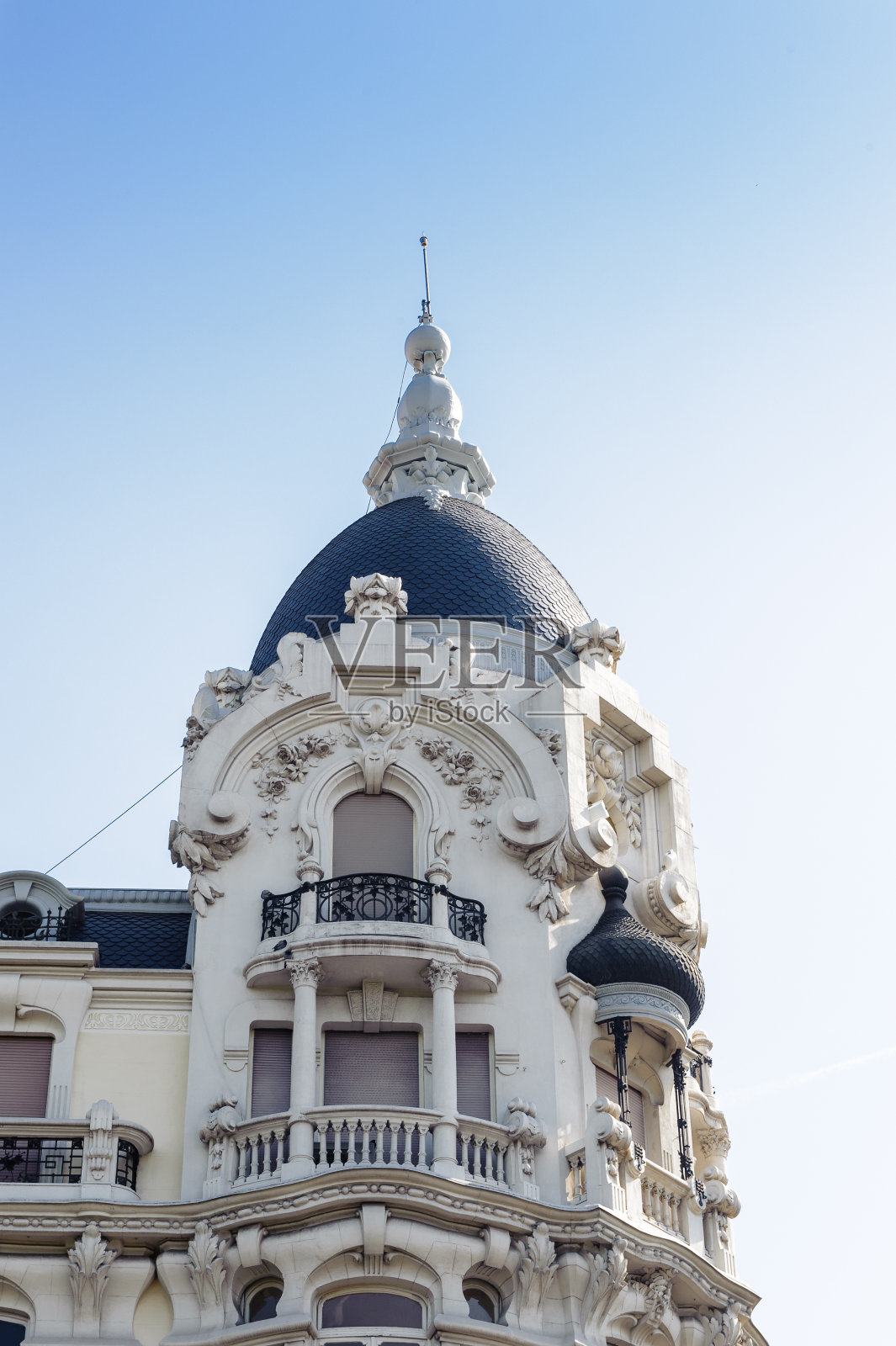 西班牙首都马德里的建筑照片摄影图片