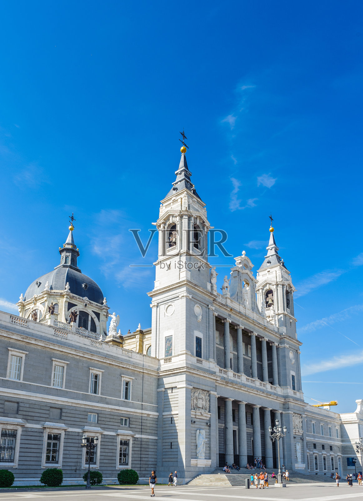 西班牙首都马德里的建筑照片摄影图片