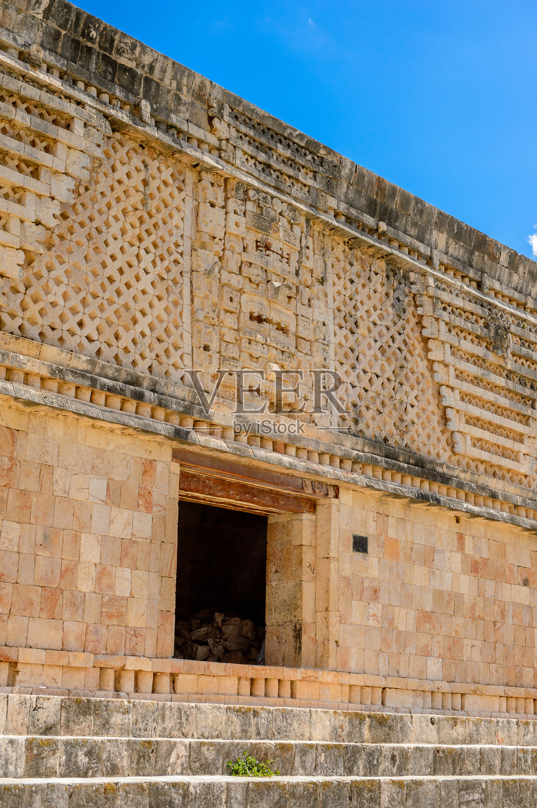 乌克斯马尔尼姑的建筑，一个古典时期的古玛雅城市。玛雅文化最重要的考古遗址之一。联合国教科文组织世界遗产照片摄影图片