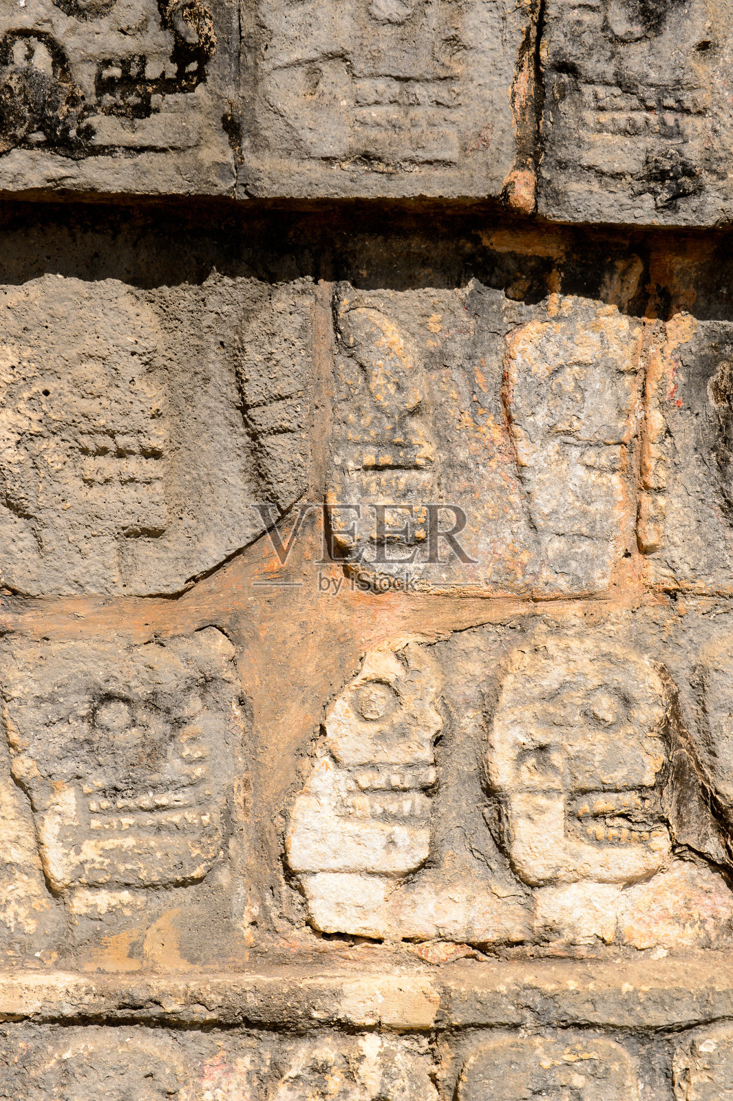 金星平台，奇琴伊察，蒂纳姆市，尤卡坦州。它是哥伦布发现美洲大陆前的一座大型城市，由末世经典时期的玛雅人建造。联合国教科文组织世界遗产照片摄影图片