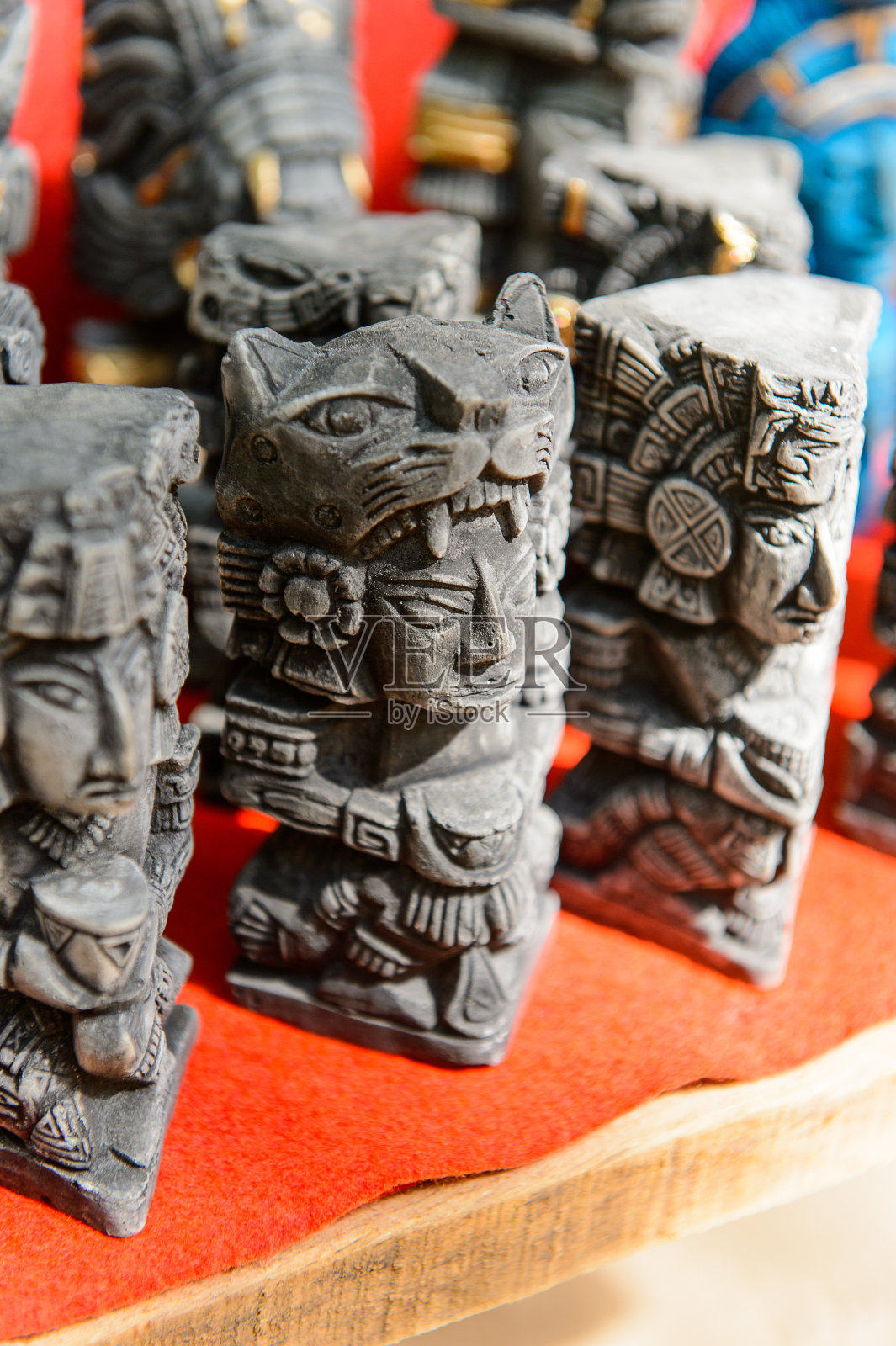 真实的玛雅文明手工纪念品照片摄影图片