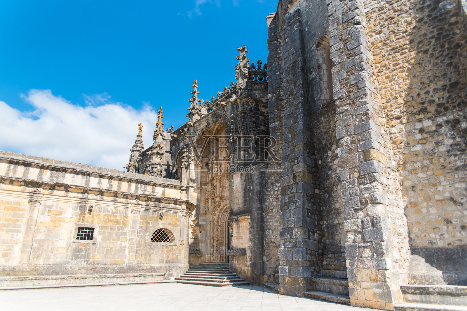 葡萄牙的托马尔，基督修道院照片摄影图片