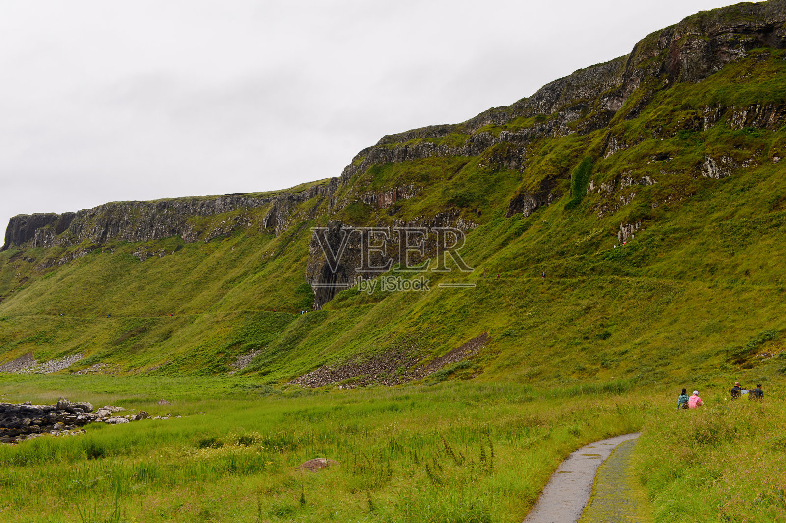 巨人堤道和堤道海岸，古代火山喷发的结果，联合国教科文组织世界遗产照片摄影图片