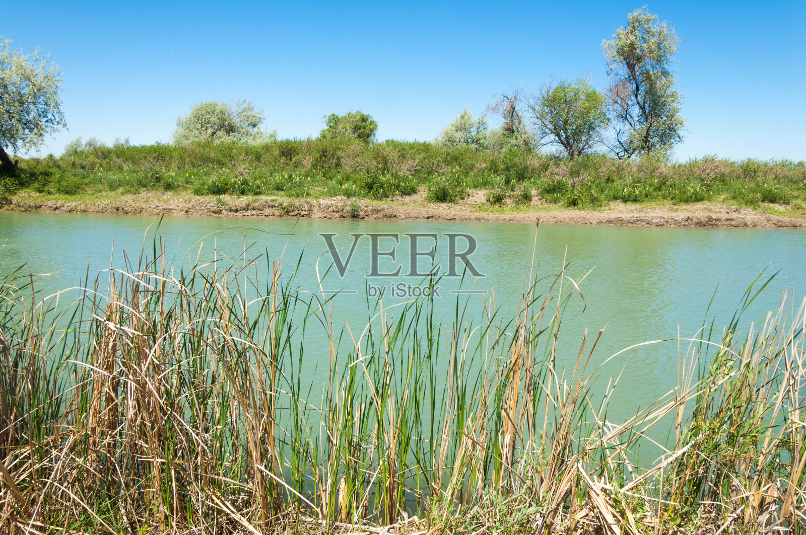 河流、小溪、洪水、流出物、浅滩、无水照片摄影图片