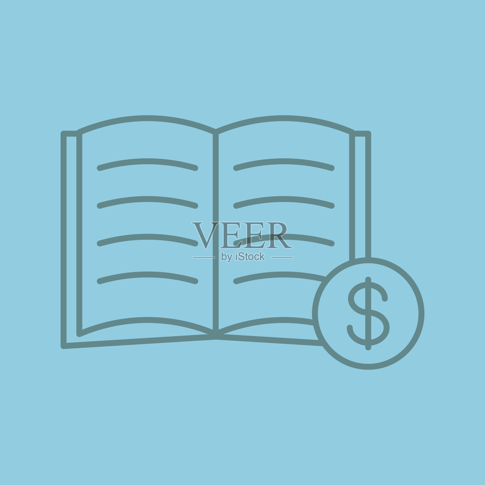 买书的图标插画图片素材