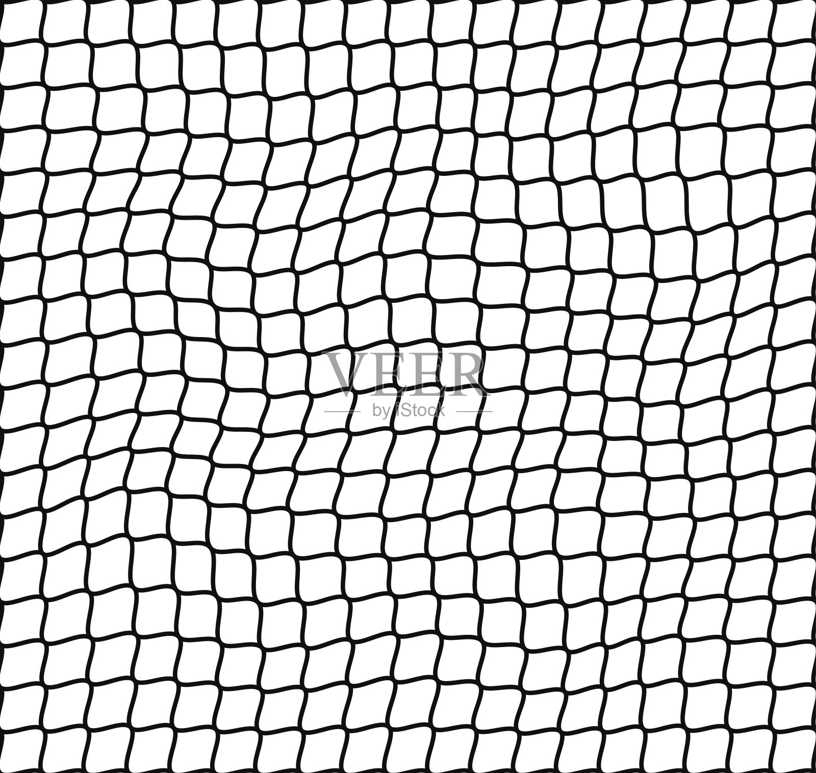 不规则网无缝模式向量插画图片素材