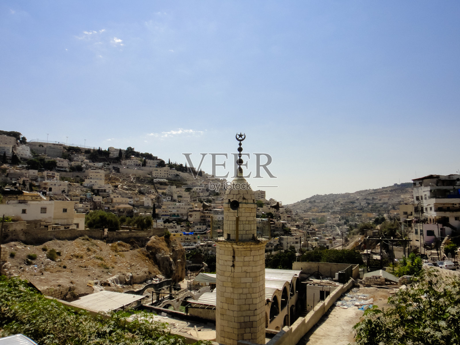 老耶路撒冷。以色列的土地。中东照片摄影图片