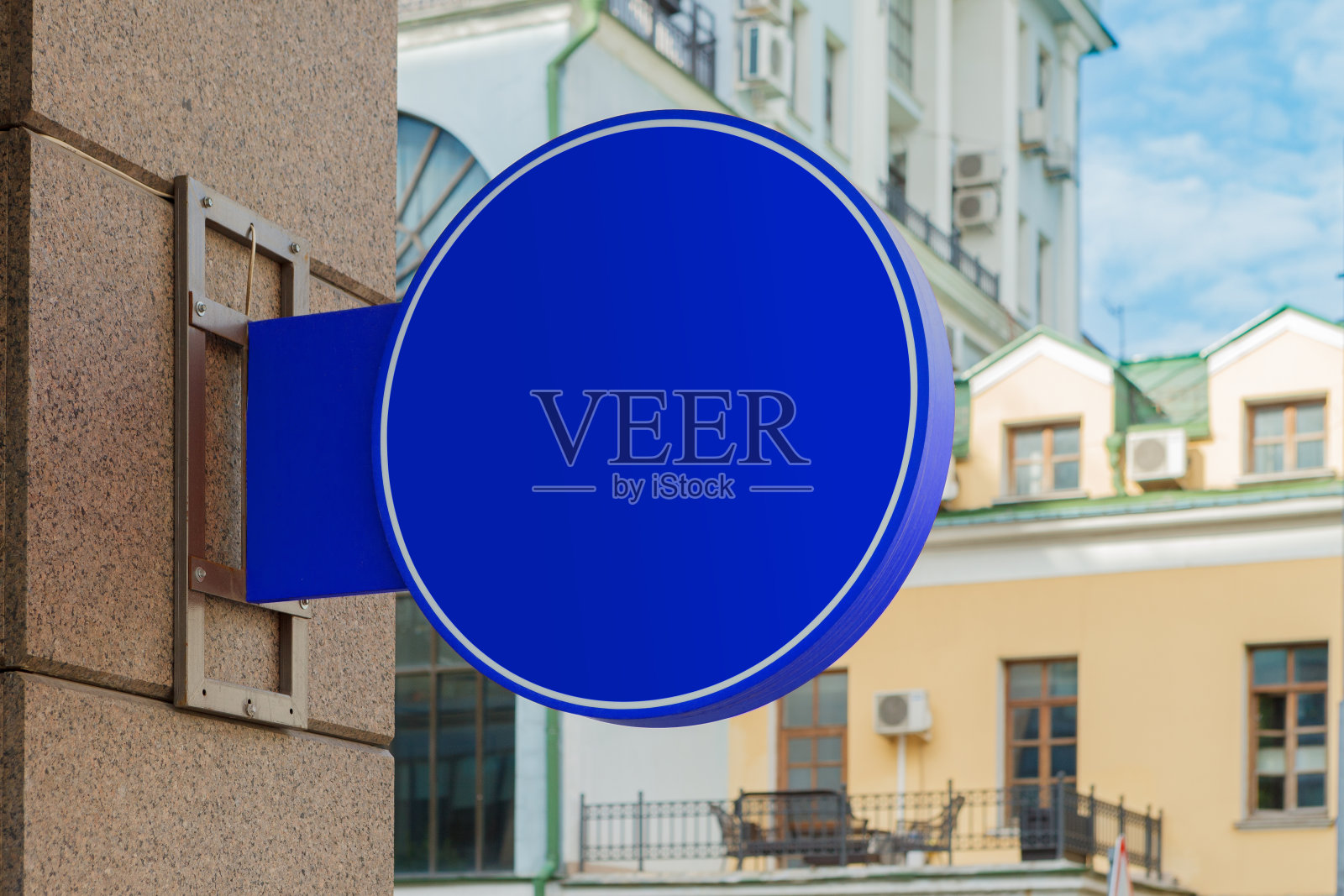 空白圆的招牌照片摄影图片