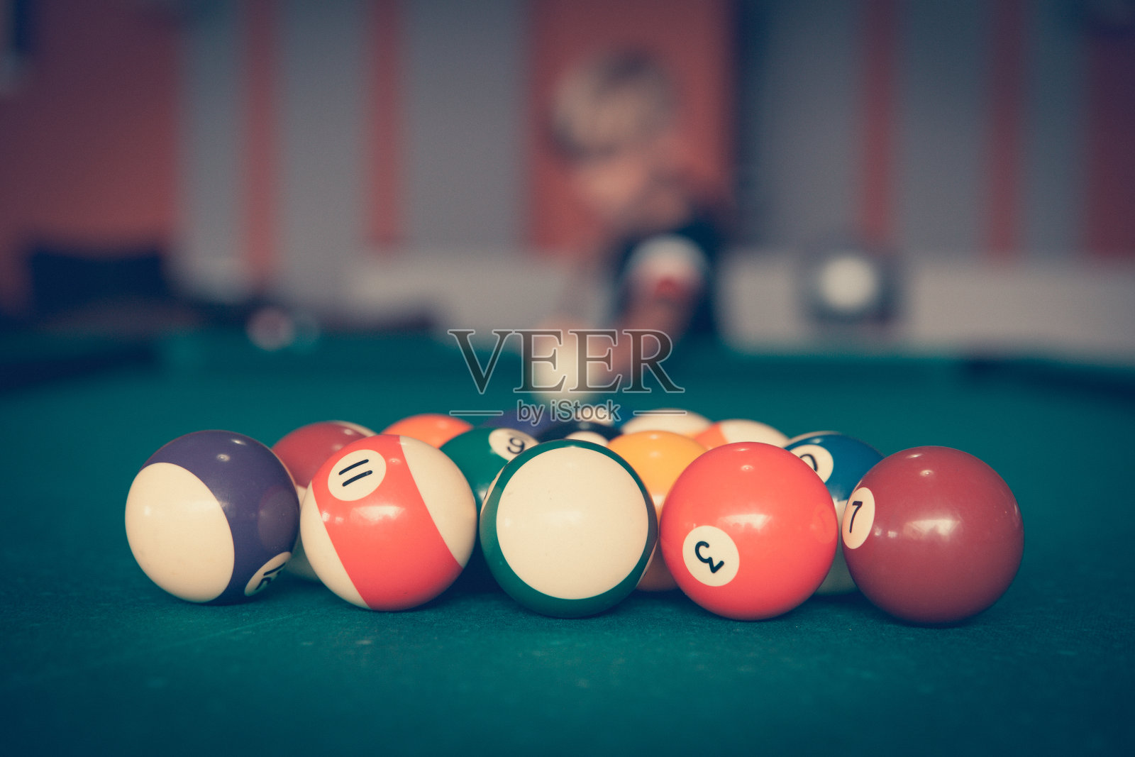 台球准备开始比赛照片摄影图片