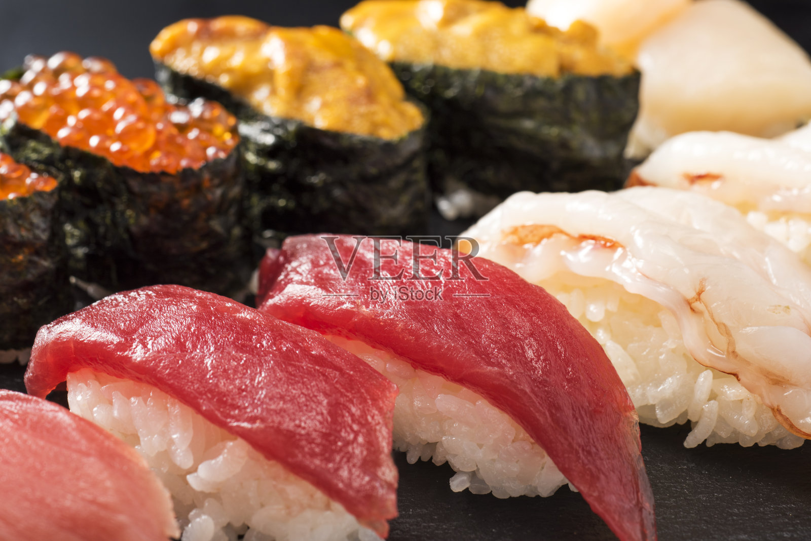 尼吉里寿司照片摄影图片