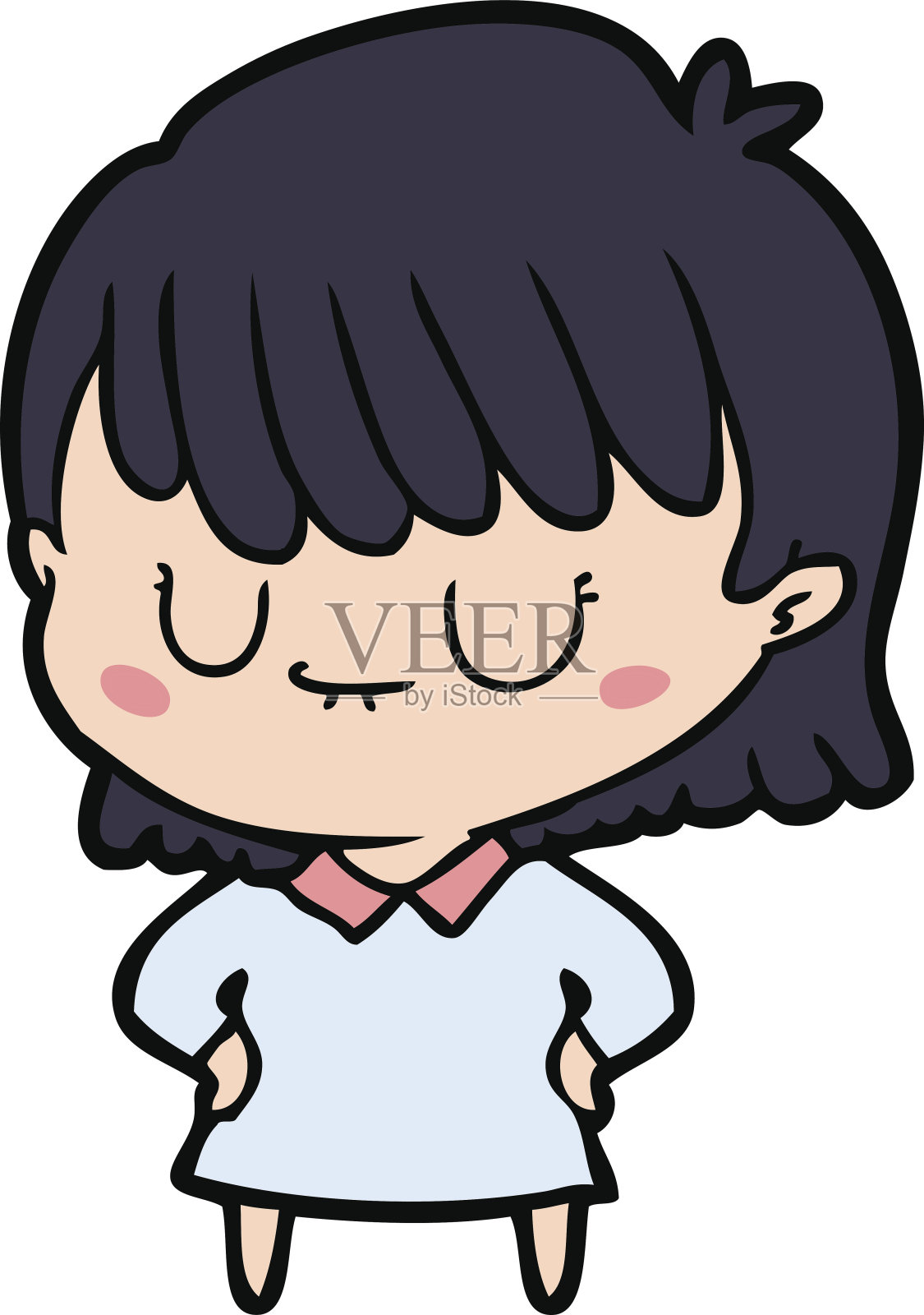 卡通的女人设计元素图片