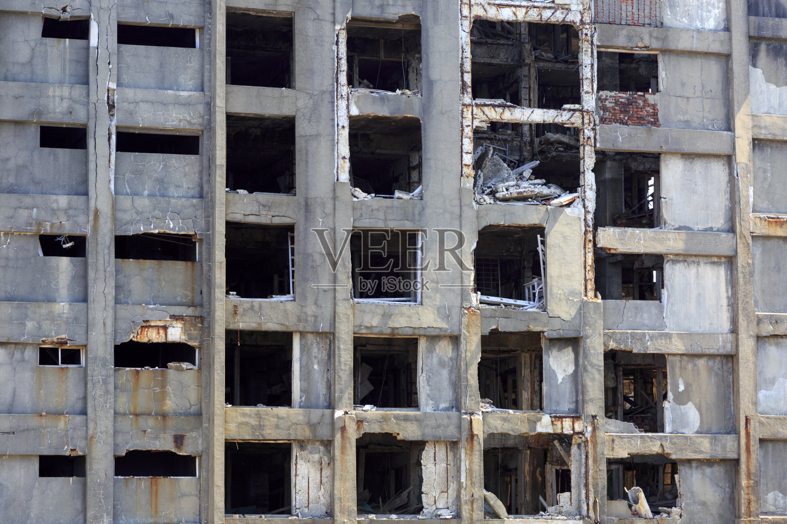 日本端岛的废墟照片摄影图片