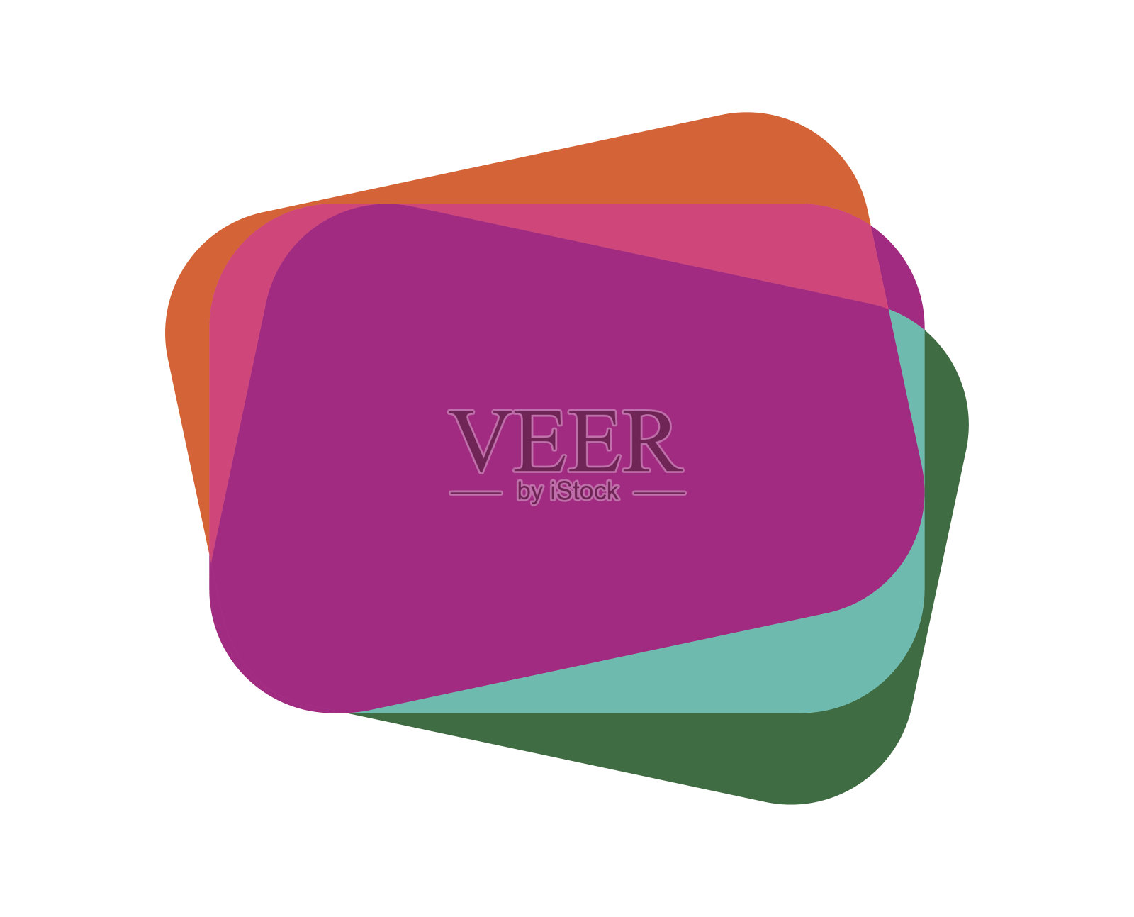 重叠色卡插画图片素材