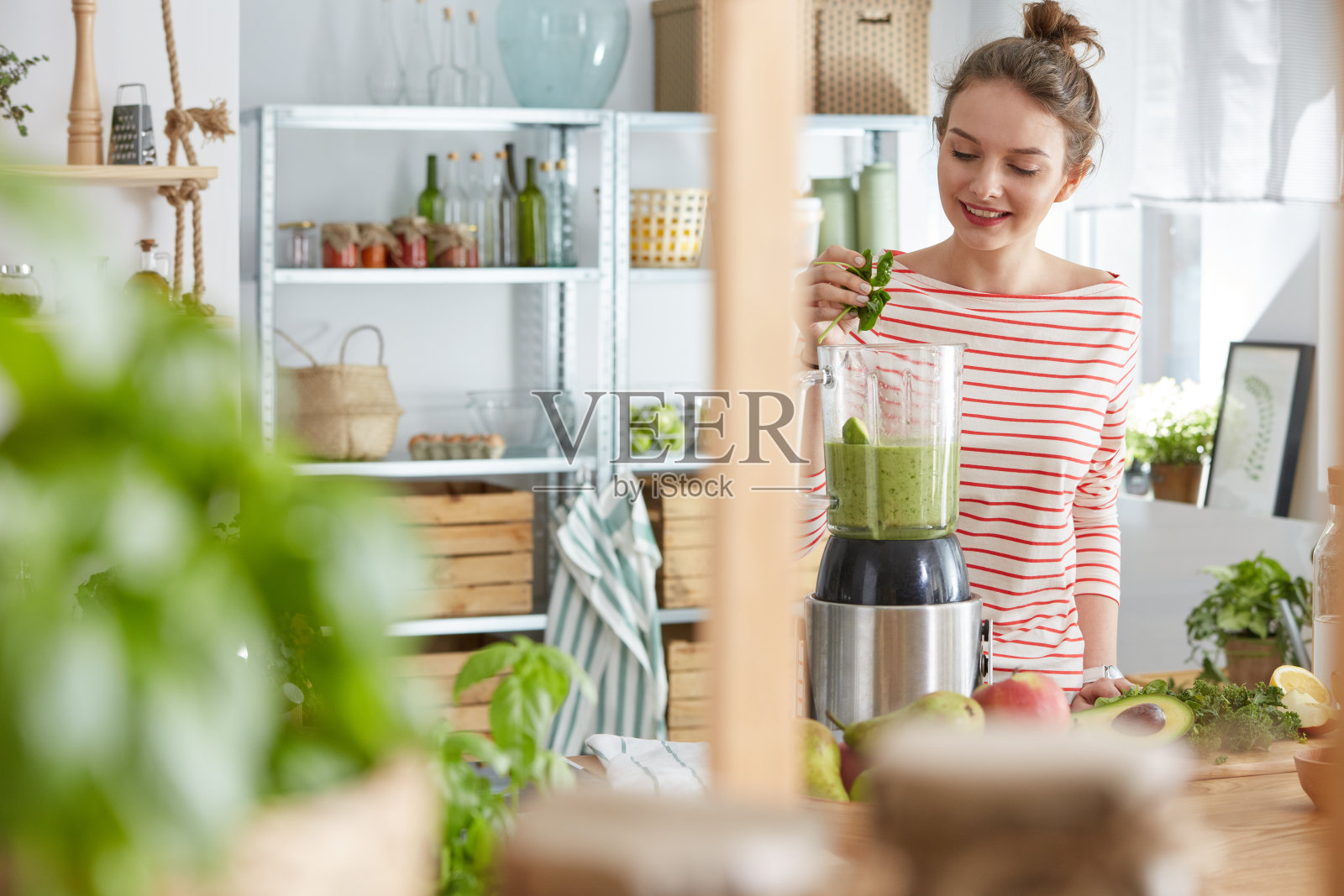 混合冰沙的组成照片摄影图片