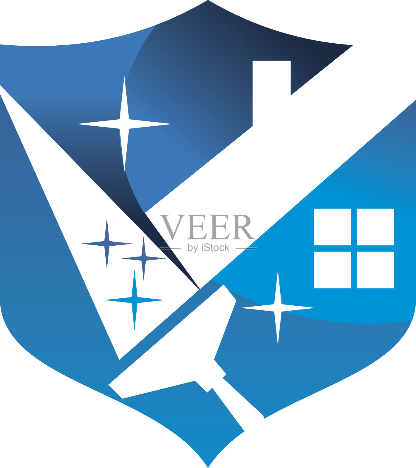 环保清洁服务插画图片素材