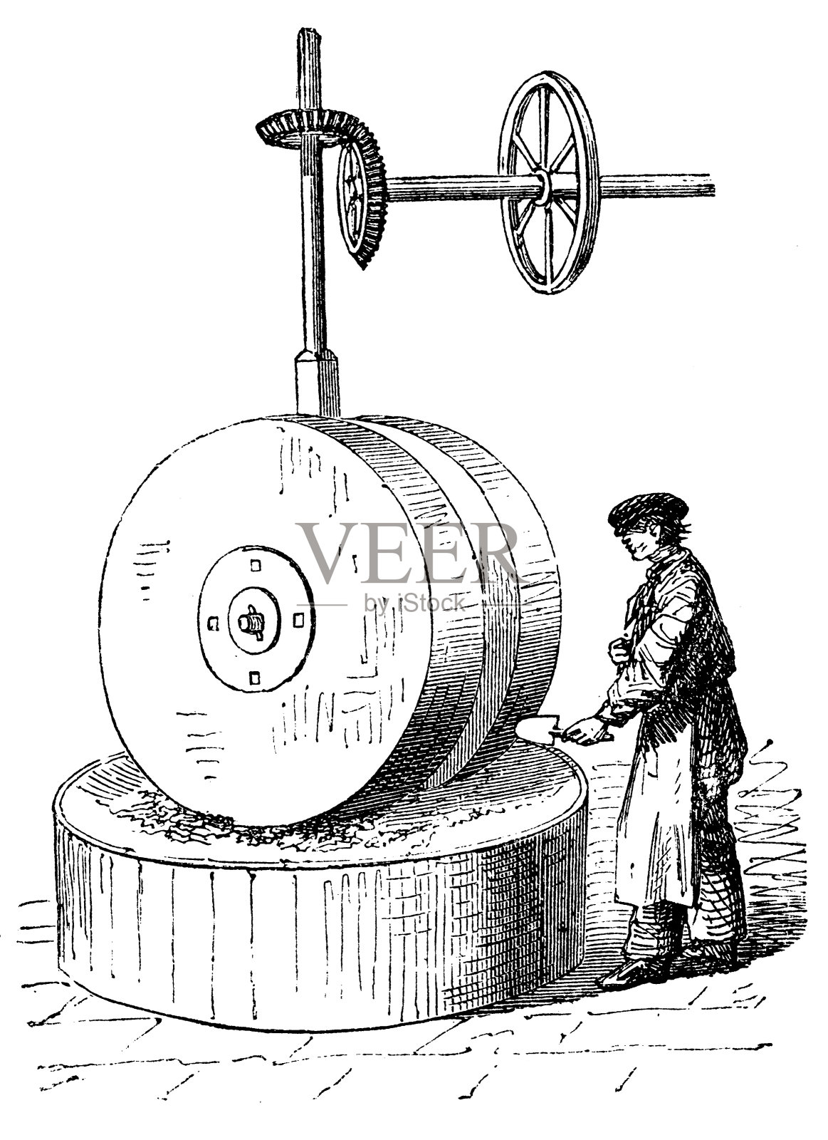 粉碎鼻烟插画图片素材