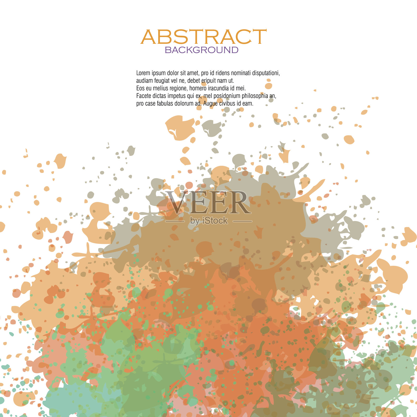 美丽的抽象背景插画图片素材