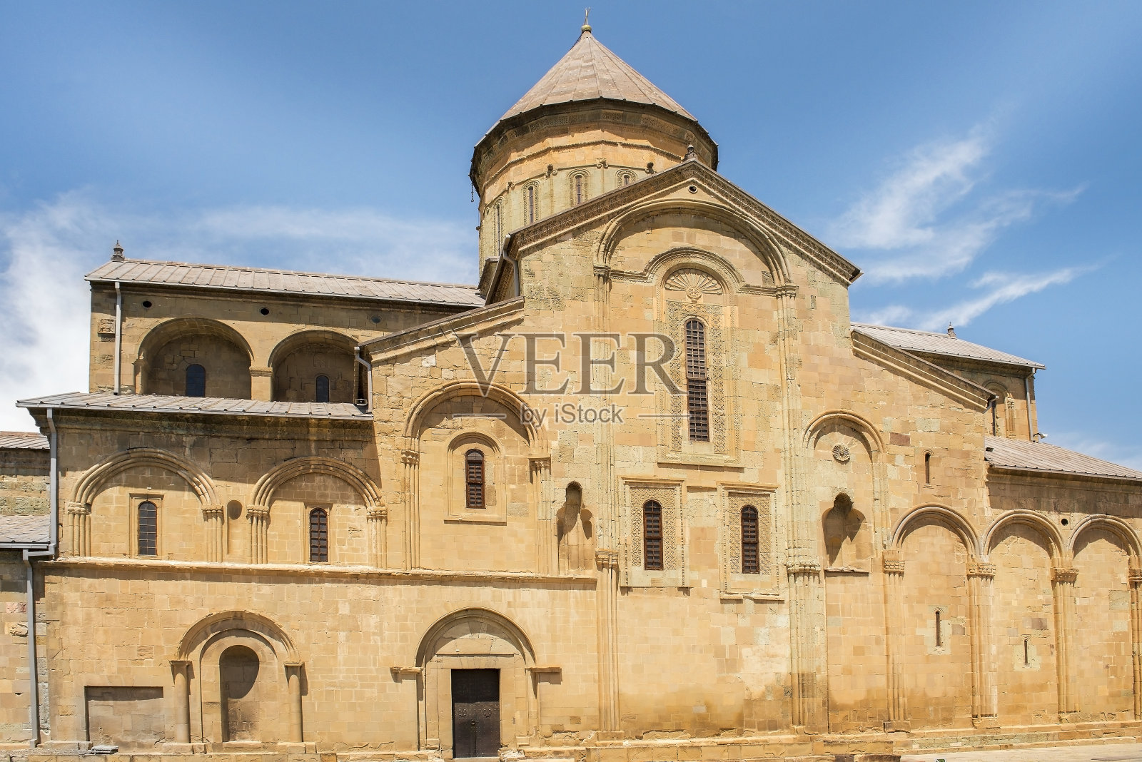 格鲁吉亚Mtskheta的Svetitskhoveli大教堂照片摄影图片