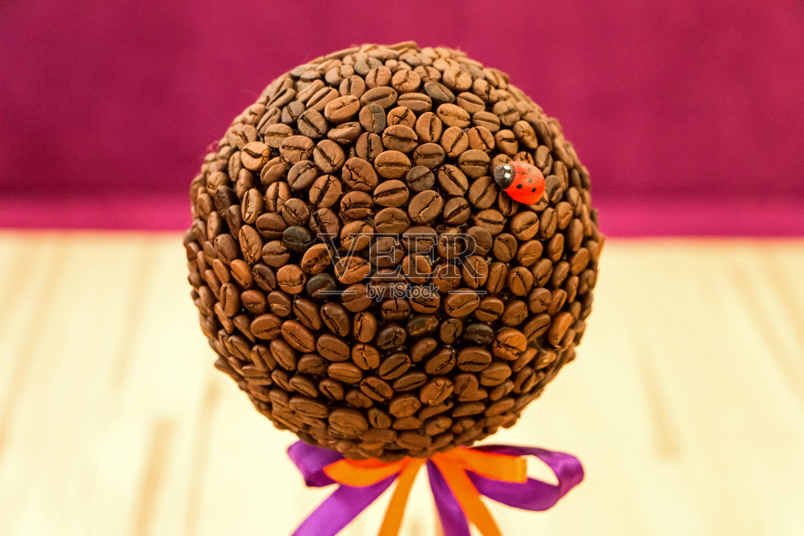 手工制作的咖啡树照片摄影图片