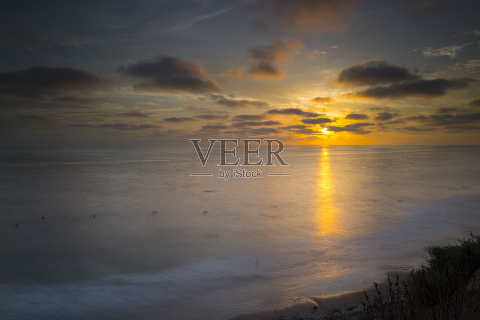 加州的日落照片摄影图片