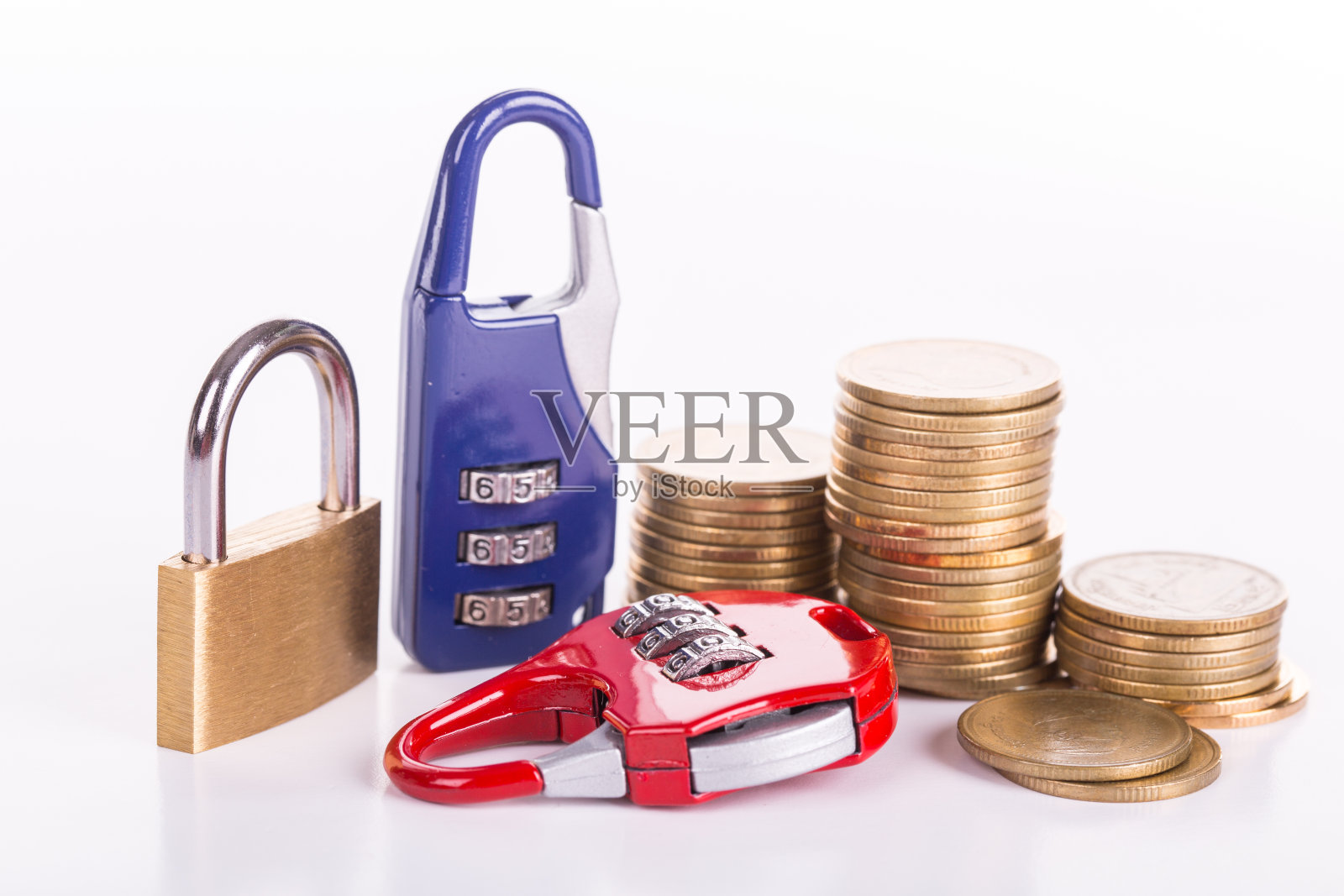 锁好并保管好你的钱照片摄影图片