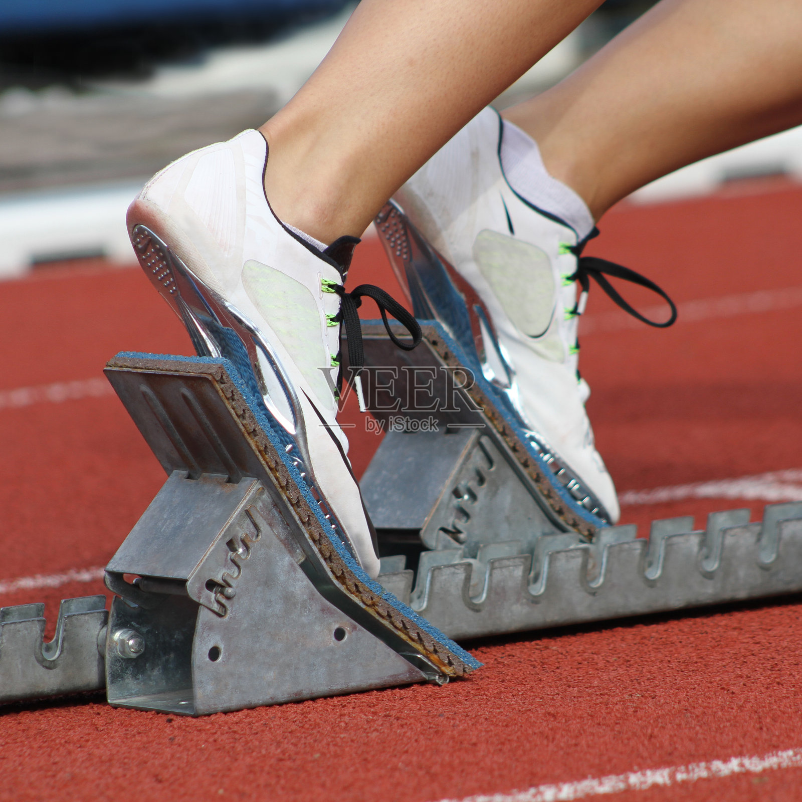 运动员起跑准备照片摄影图片