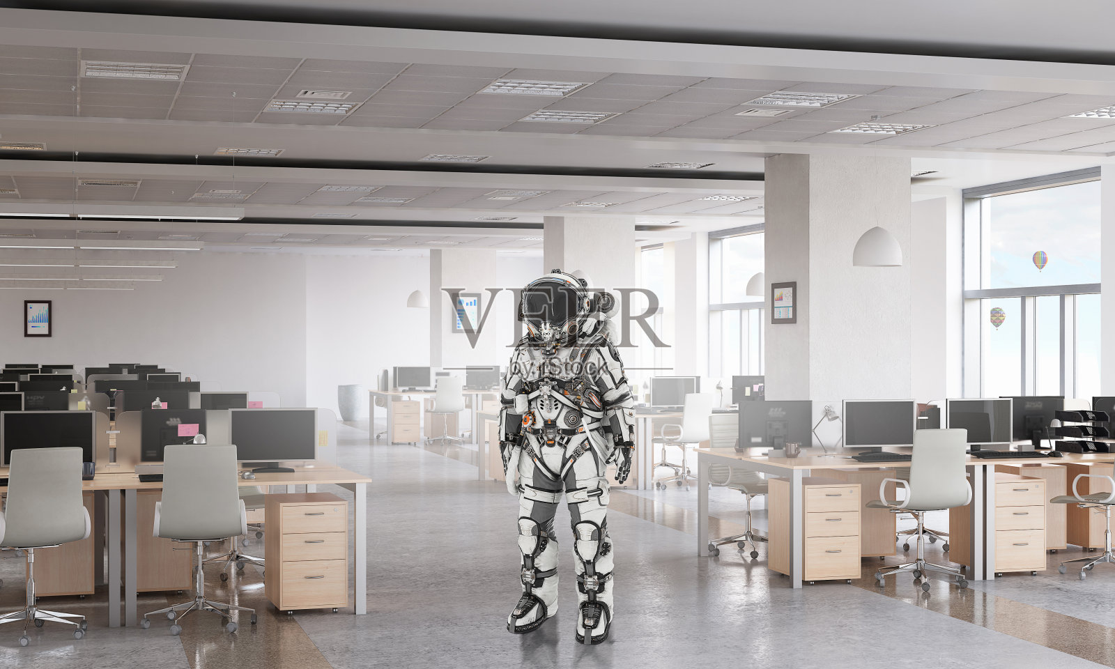 宇航服设计，混合媒介照片摄影图片