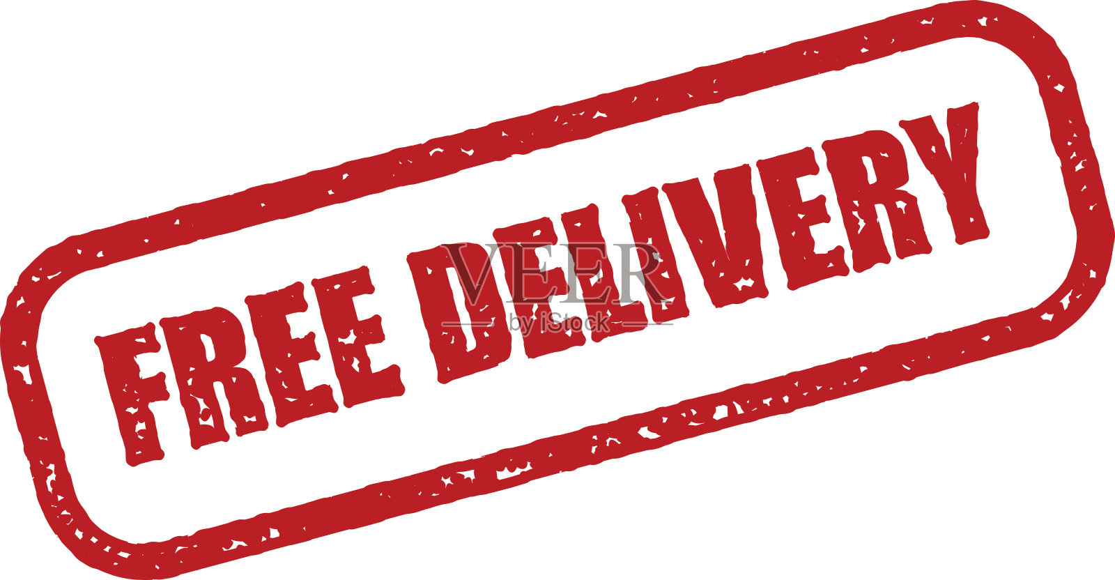 红色橡皮图章图标上透明的背景插画图片素材