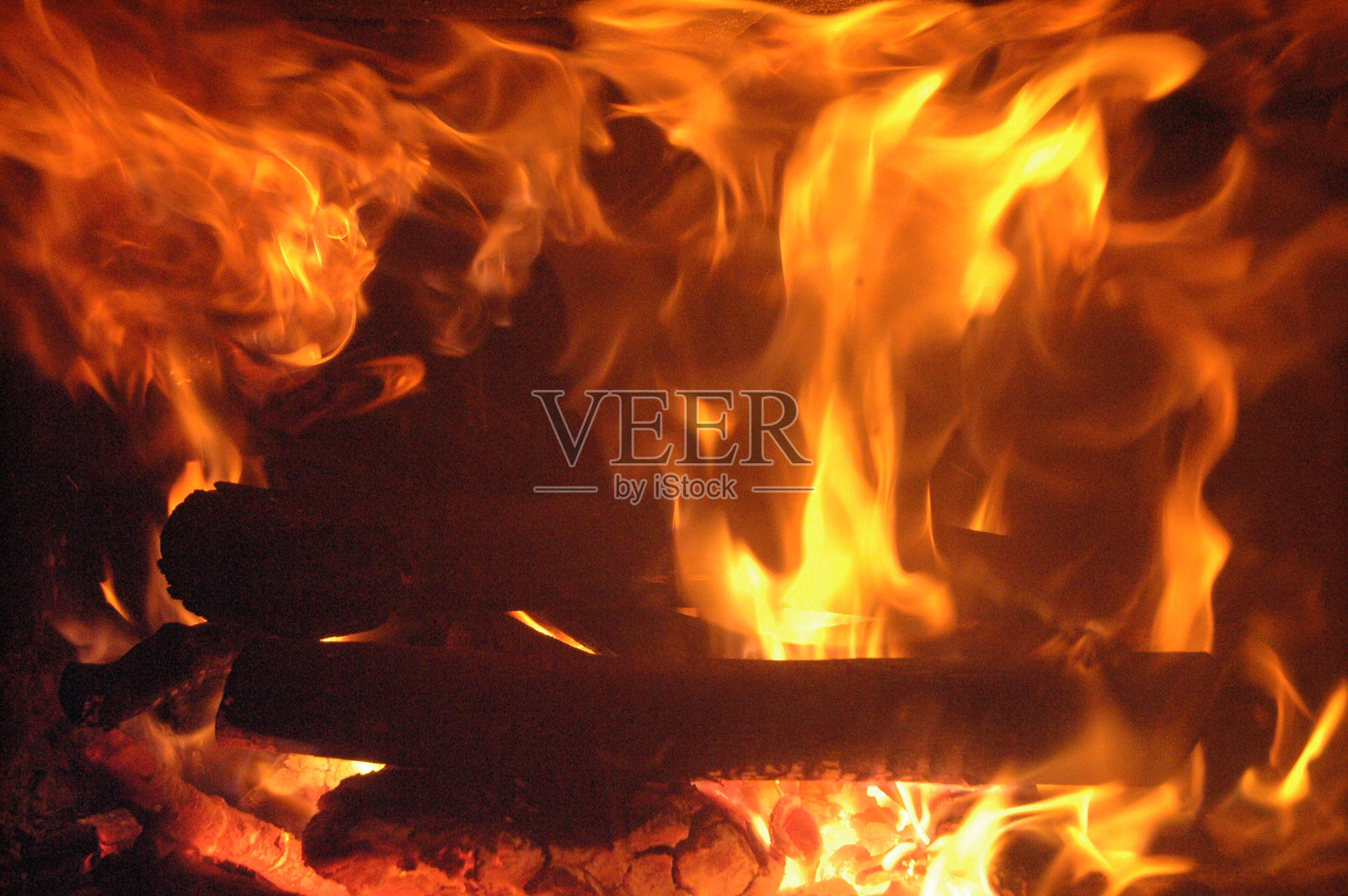 西班牙人着火了照片摄影图片