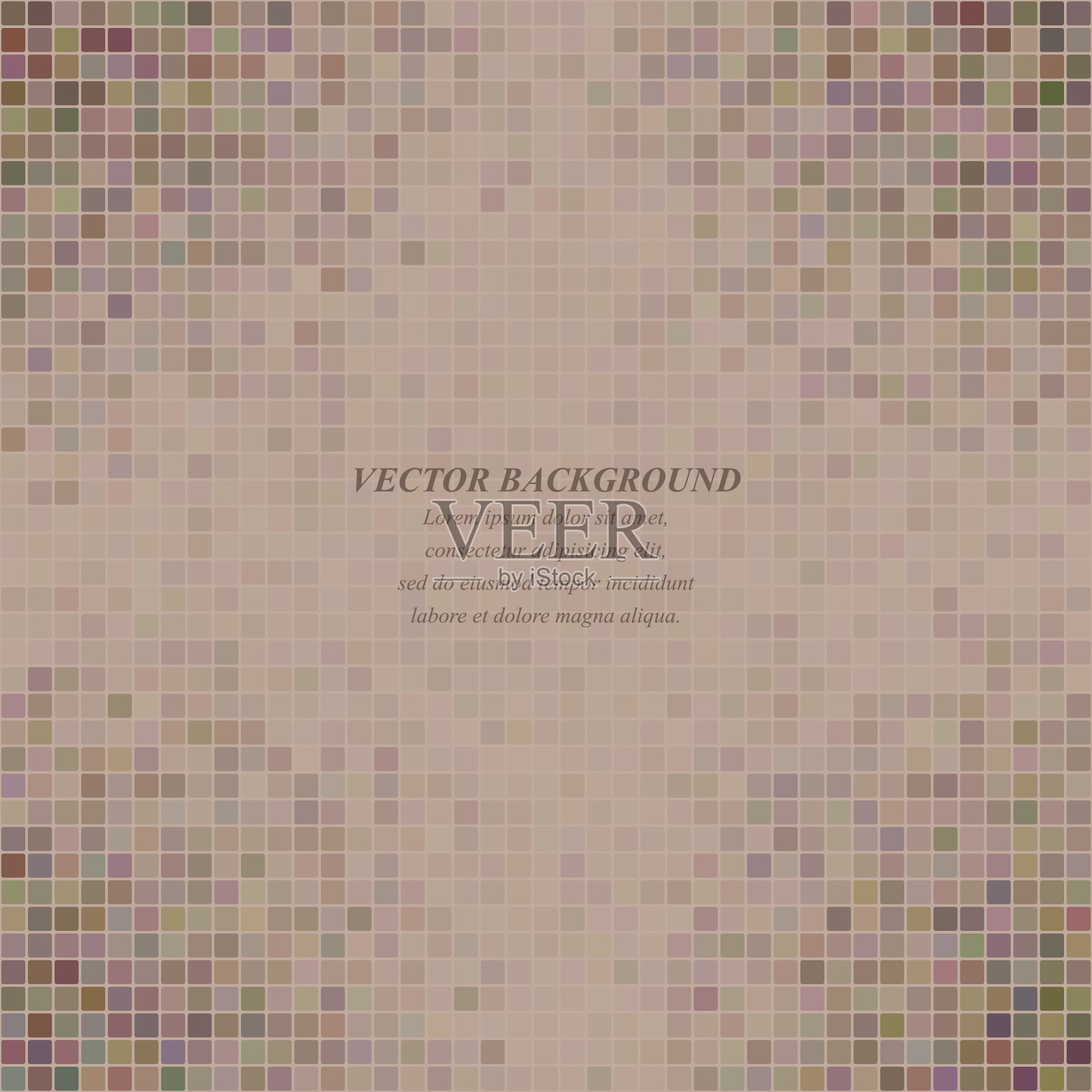 抽象的瓷砖方形马赛克图案背景插画图片素材