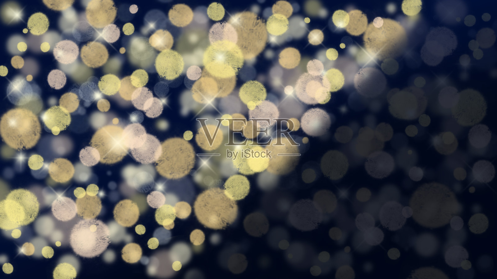 灯光、照明、圆点背景(16:9比例)插画图片素材