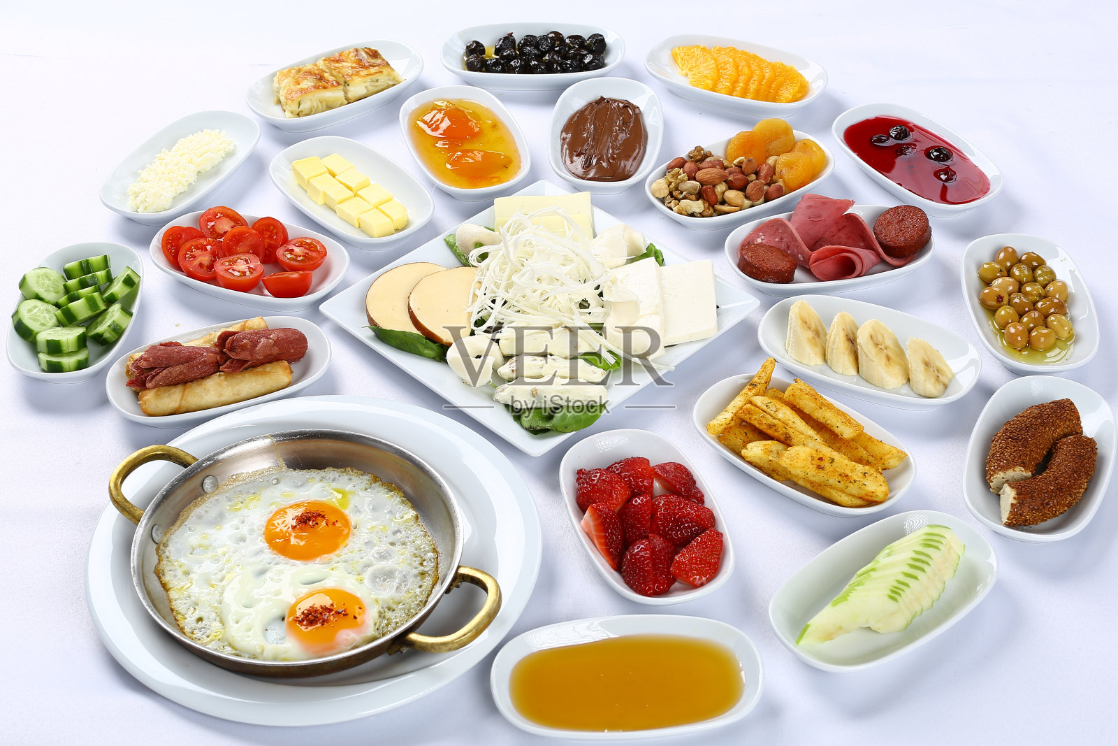 土耳其早餐照片摄影图片