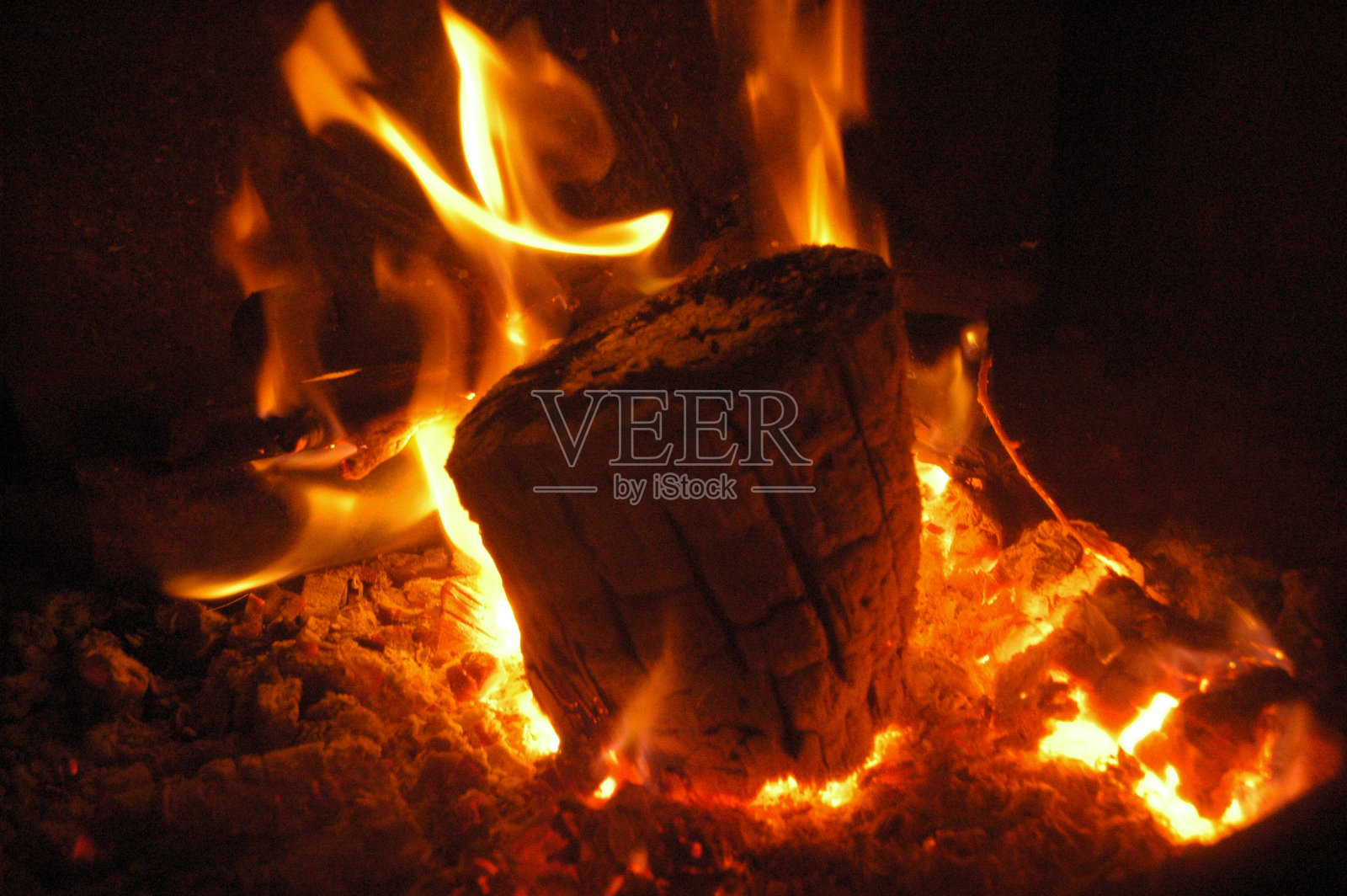 西班牙人着火了照片摄影图片