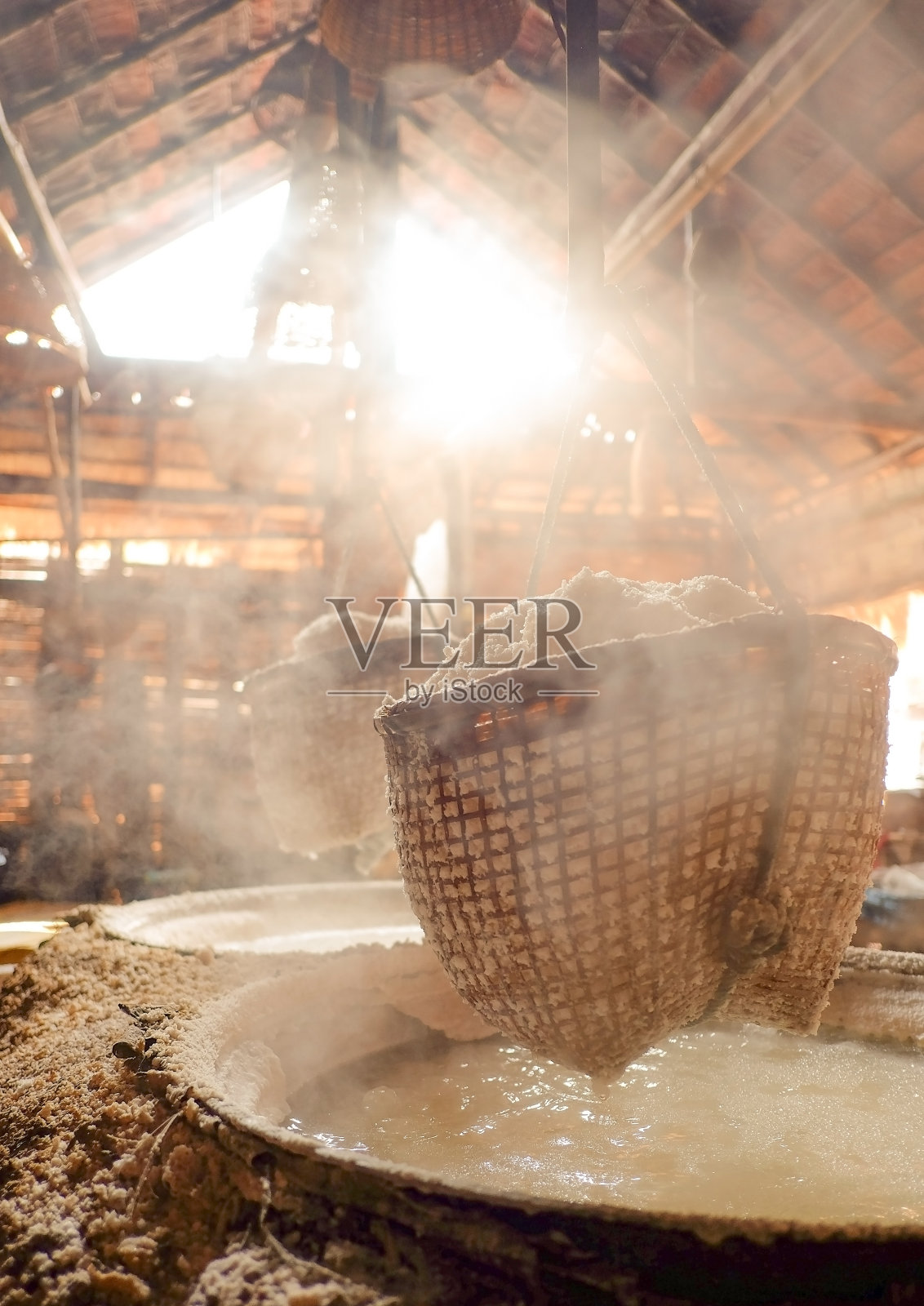 传统的盐制作照片摄影图片