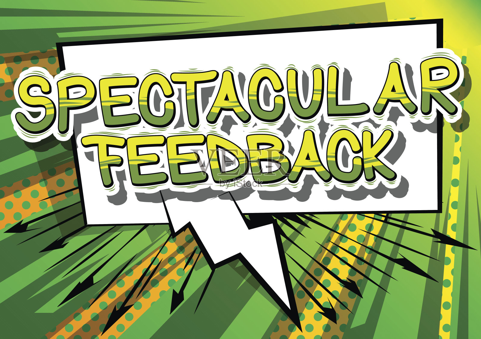 壮观的反馈插画图片素材