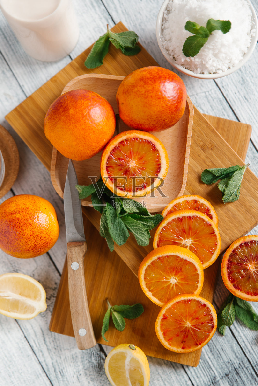 橙子思慕雪照片摄影图片